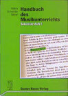 Buchcover Handbuch des Musikunterrichts
