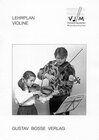 Buchcover Lehrplan Violine