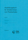 Buchcover Ausbildungsbuch für Schüler/innen von Musikschulen
