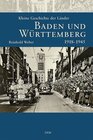 Buchcover Kleine Geschichte der Länder Baden und Württemberg 1918-1945