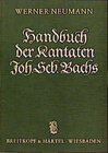 Buchcover Handbuch der Kantaten Johann Sebastian Bachs