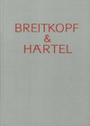 Buchcover Breitkopf & Härtel - Gedenkschrift und Arbeitsbericht
