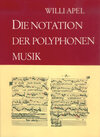 Buchcover Die Notation der polyphonen Musik