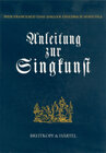 Buchcover Anleitung zur Singkunst