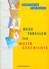 Buchcover Neue Tabellen zur Musikgeschichte