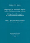 Buchcover Bibliographie und Diskographie der Musik für Soloblasinstrumente... / Bibliographie und Diskographie für Soloblasinstrum