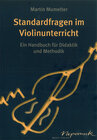 Buchcover Standardfragen im Violinunterricht