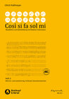 Buchcover Così si fa sol mi, Heft 2 -Musiklehre und Gehörbildung mit relativer Solmisation- (Moll ein- und zweistimmig, Schlüssel,