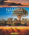 Buchcover Highlights Namibia mit Okavango-Delta und Viktoriafällen