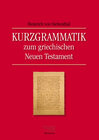 Buchcover Kurzgrammatik zum griechischen Neuen Testament