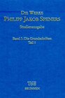 Buchcover Die Werke Philipp Jakob Speners / Studienausgabe