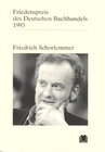 Buchcover Friedrich Schorlemmer