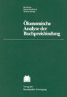 Buchcover Ökonomische Analyse der Buchpreisbindung