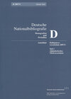 Buchcover Deutsche Nationalbibliografie und Bibliografie der im Ausland erschienenen... / Deutsche Nationalbibliografie und Biblio