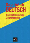 Buchcover Ganz einfach Deutsch / Ganz einfach Deutsch – Rechtschreibung