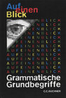 Buchcover Auf einen Blick / Auf einen Blick: Grammatische Grundbegriffe