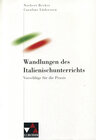 Buchcover Didaktik / Wandlungen des Italienischunterrichts