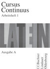 Buchcover Cursus Continuus A / Cursus Continuus A AH 1