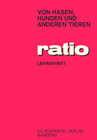 Buchcover ratio / Von Hasen, Hunden und anderen Tieren LH