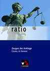 Buchcover Sammlung ratio / Zeugen der Anklage