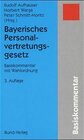 Buchcover Bayerisches Personalvertretungsgesetz