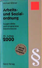 Buchcover Arbeits- und Sozialordnung