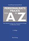 Buchcover Personalratspraxis von A bis Z