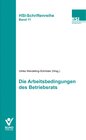 Buchcover Die Arbeitsbedingungen des Betriebsrats