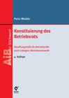 Buchcover Konstituierung des Betriebsrats