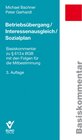 Buchcover Betriebsübergang/Interessenausgleich/ Sozialplan