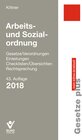 Buchcover Arbeits- und Sozialordnung