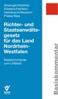 Buchcover Richter- und Staatsanwältegesetz für das Land Nordrhein-Westfalen