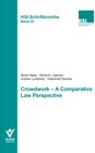 Buchcover Crowdwork – A Comparative Law Perspective