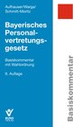 Buchcover Bayerisches Personalvertretungsgesetz