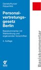 Buchcover Personalvertretungsgesetz Berlin