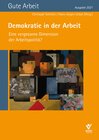 Buchcover Demokratie in der Arbeit – Eine vergessene Dimension der Arbeitspolitik?