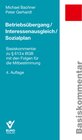 Buchcover Betriebsübergang/Interessenausgleich/Sozialplan