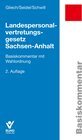 Buchcover Landespersonalvertretungsgesetz Sachsen-Anhalt