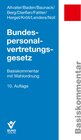 Buchcover Bundespersonalvertretungsgesetz