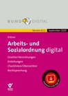 Buchcover Arbeits- und Sozialordnung digital Ver.s. 22.1