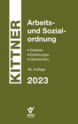 Buchcover Arbeits- und Sozialordnung 2023