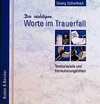 Buchcover Die richtigen Worte im Trauerfall