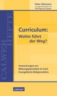 Buchcover Curriculum: Wohin führt der Weg?