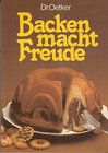 Buchcover Dr. Oetker Backbuch "Backen macht Freude".