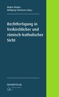 Buchcover Rechtfertigung in freikirchlicher und römisch-katholischer Sicht