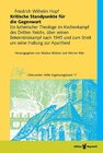 Buchcover Kritische Standpunkte für die Gegenwart