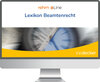 Buchcover Lexikon Beamtenrecht online