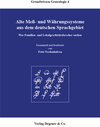 Buchcover Alte Mess- und Währungssysteme aus dem deutschen Sprachgebiet