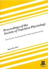 Buchcover Proceedings of the Society of Nutrition Physiology Band 20