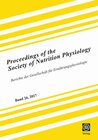 Buchcover Proceedings of the Society of Nutrition Physiology Band 26